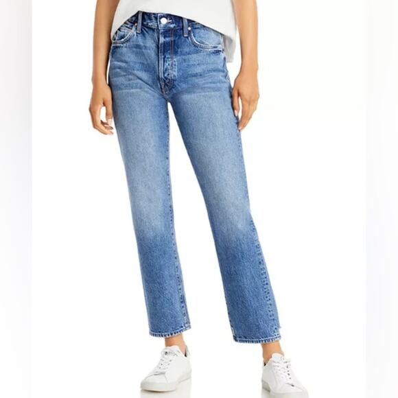 MOTHER The High Waisted Hiker Hover Jeans 100% Cotton - Picture 1 of 13